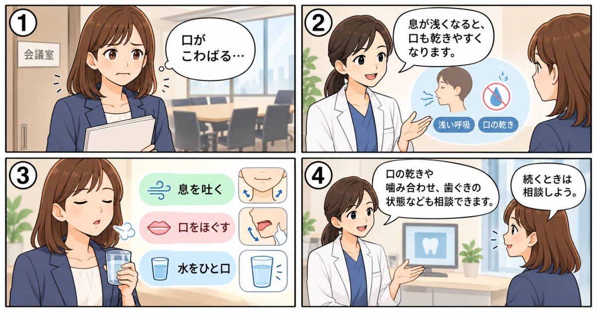 人前で話すときに口元の緊張をほぐし、自信を育てる発声や身だしなみの工夫